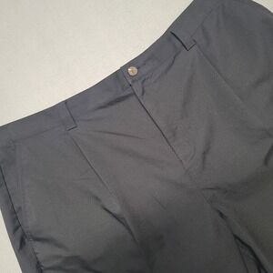 Adidas Mens Golf Shorts Black Pleated Performance Size 42